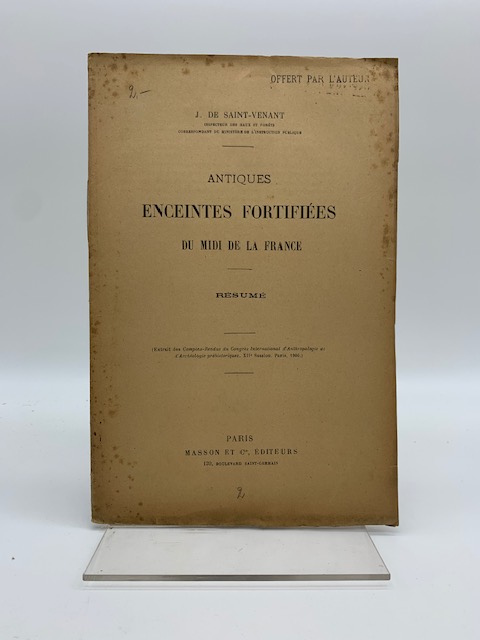 Antiques enceintes fortifiees du Midi de la France. Resumè